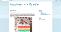Desktop Screenshot of happinessisalifestyle.blogspot.com