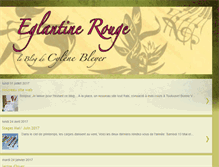 Tablet Screenshot of eglantinerouge.blogspot.com