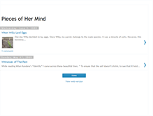 Tablet Screenshot of pieces-of-her-mind.blogspot.com