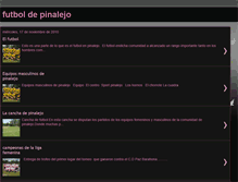 Tablet Screenshot of futboldepinalejo.blogspot.com