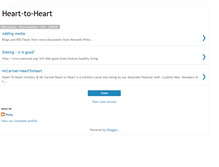 Tablet Screenshot of hearttoheart-mtcarmel.blogspot.com