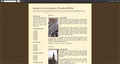 Desktop Screenshot of karnevalsfenster.blogspot.com