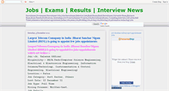 Desktop Screenshot of jobsexams.blogspot.com