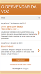 Mobile Screenshot of odesvendardavoz.blogspot.com