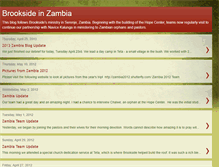 Tablet Screenshot of brooksideinzambia.blogspot.com
