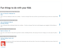 Tablet Screenshot of funthingswithkids.blogspot.com