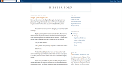 Desktop Screenshot of hipsterporn.blogspot.com