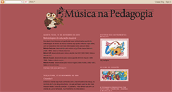 Desktop Screenshot of musicapedagogia.blogspot.com