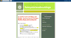 Desktop Screenshot of funnystoriesaboutdogs.blogspot.com