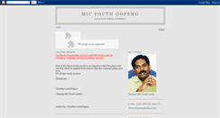 Desktop Screenshot of micyouthgopeng.blogspot.com