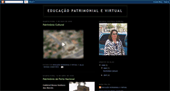 Desktop Screenshot of edupatrimonialvirtual.blogspot.com