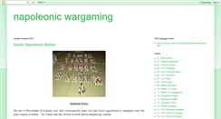 Desktop Screenshot of napoleonicwargaming.blogspot.com