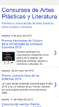 Mobile Screenshot of concursosdeartes.blogspot.com