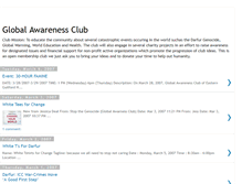 Tablet Screenshot of globalawarenessclub.blogspot.com