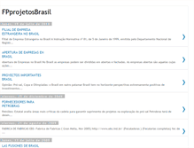 Tablet Screenshot of fpprojetosbrasil.blogspot.com