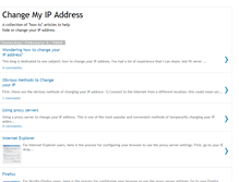 Tablet Screenshot of change-my-ip-address.blogspot.com