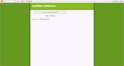 Desktop Screenshot of apellidosvaldenses.blogspot.com