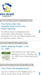 Mobile Screenshot of elmstreetneighborhood.blogspot.com