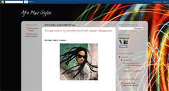 Desktop Screenshot of newafrohairstyles.blogspot.com