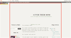 Desktop Screenshot of 4evertheirmomangie.blogspot.com