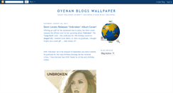 Desktop Screenshot of oyenanblogswallpaper.blogspot.com