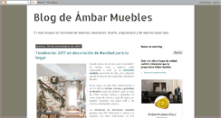 Desktop Screenshot of ambarmuebles.blogspot.com