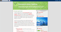 Desktop Screenshot of emergencysolarlighting.blogspot.com