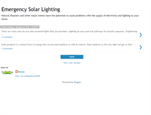 Tablet Screenshot of emergencysolarlighting.blogspot.com