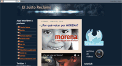 Desktop Screenshot of eljustoreclamo.blogspot.com