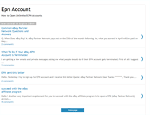 Tablet Screenshot of epn-account.blogspot.com