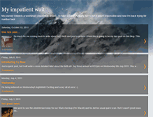 Tablet Screenshot of impatientwait.blogspot.com