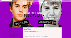 Desktop Screenshot of min-justinbieberblogg.blogspot.com