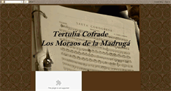 Desktop Screenshot of losmoraosdelamadruga.blogspot.com