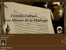 Tablet Screenshot of losmoraosdelamadruga.blogspot.com