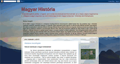 Desktop Screenshot of magyar-historia.blogspot.com