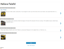 Tablet Screenshot of hallavafalafel.blogspot.com