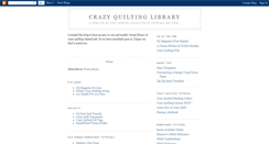 Desktop Screenshot of crazyquiltinglibrary.blogspot.com