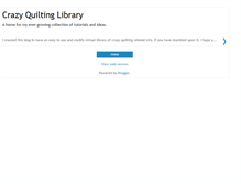 Tablet Screenshot of crazyquiltinglibrary.blogspot.com