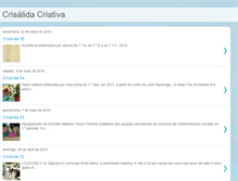 Tablet Screenshot of crisalidacriativa.blogspot.com