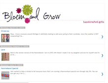 Tablet Screenshot of bloemandgrow.blogspot.com