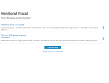 Tablet Screenshot of monitorulfiscal.blogspot.com