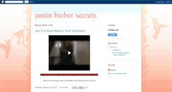 Desktop Screenshot of justin-bieber-secrets.blogspot.com