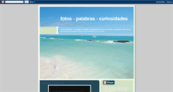 Desktop Screenshot of fotos-recuerdos-palabras.blogspot.com