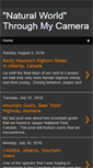 Mobile Screenshot of naturalworldthroughmycamera.blogspot.com
