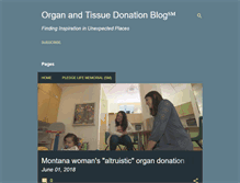 Tablet Screenshot of donatelife-organdonation.blogspot.com
