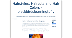 Desktop Screenshot of blackbirdslearningtofly.blogspot.com