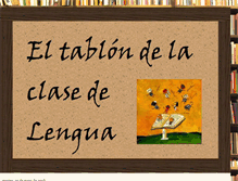 Tablet Screenshot of eltablondelaclasedelengua.blogspot.com