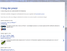 Tablet Screenshot of blogdeiprezzi.blogspot.com