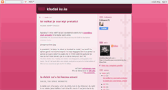 Desktop Screenshot of kludai-iuiu.blogspot.com