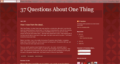 Desktop Screenshot of 37questions.blogspot.com